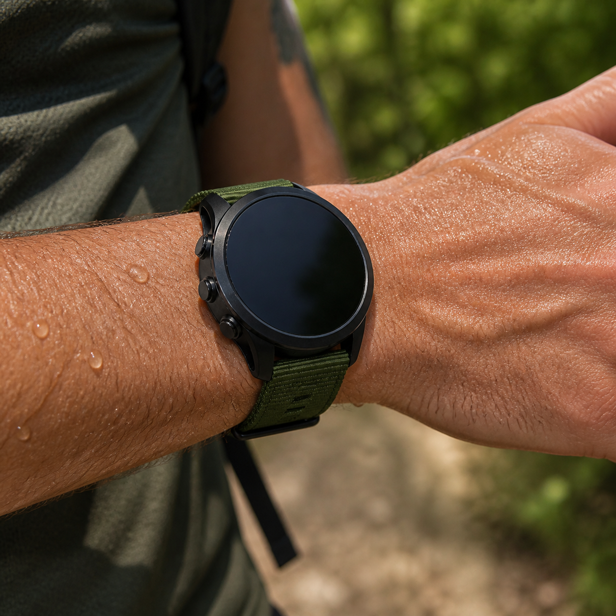 Image of Bravik — Nylon Loop Armband — Quick Release 22mm