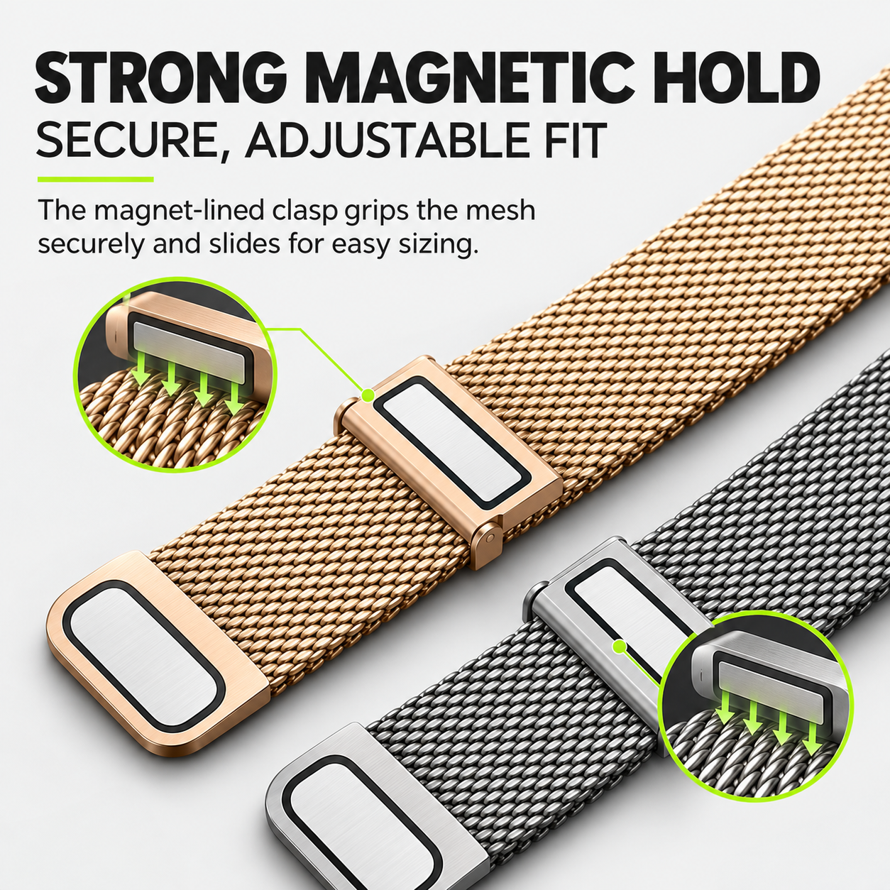 Image of Mirel — Magnetic Milanese — Quick Release 18mm