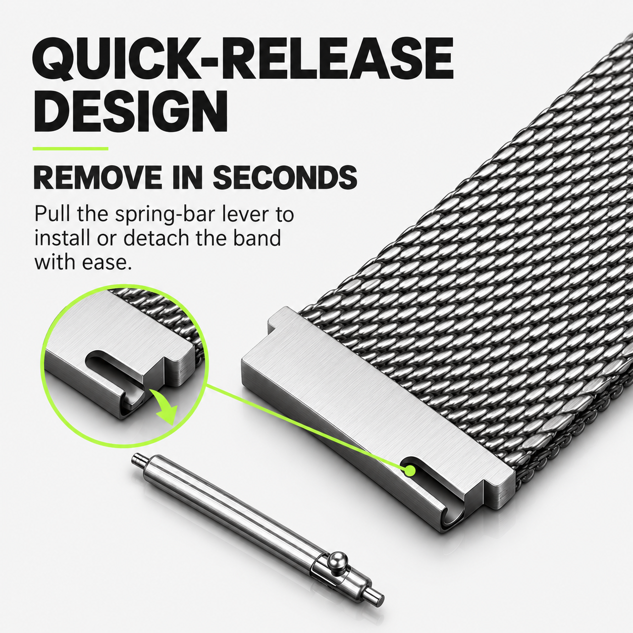 Image of Mirel — Magnetic Milanese — Quick Release 18mm