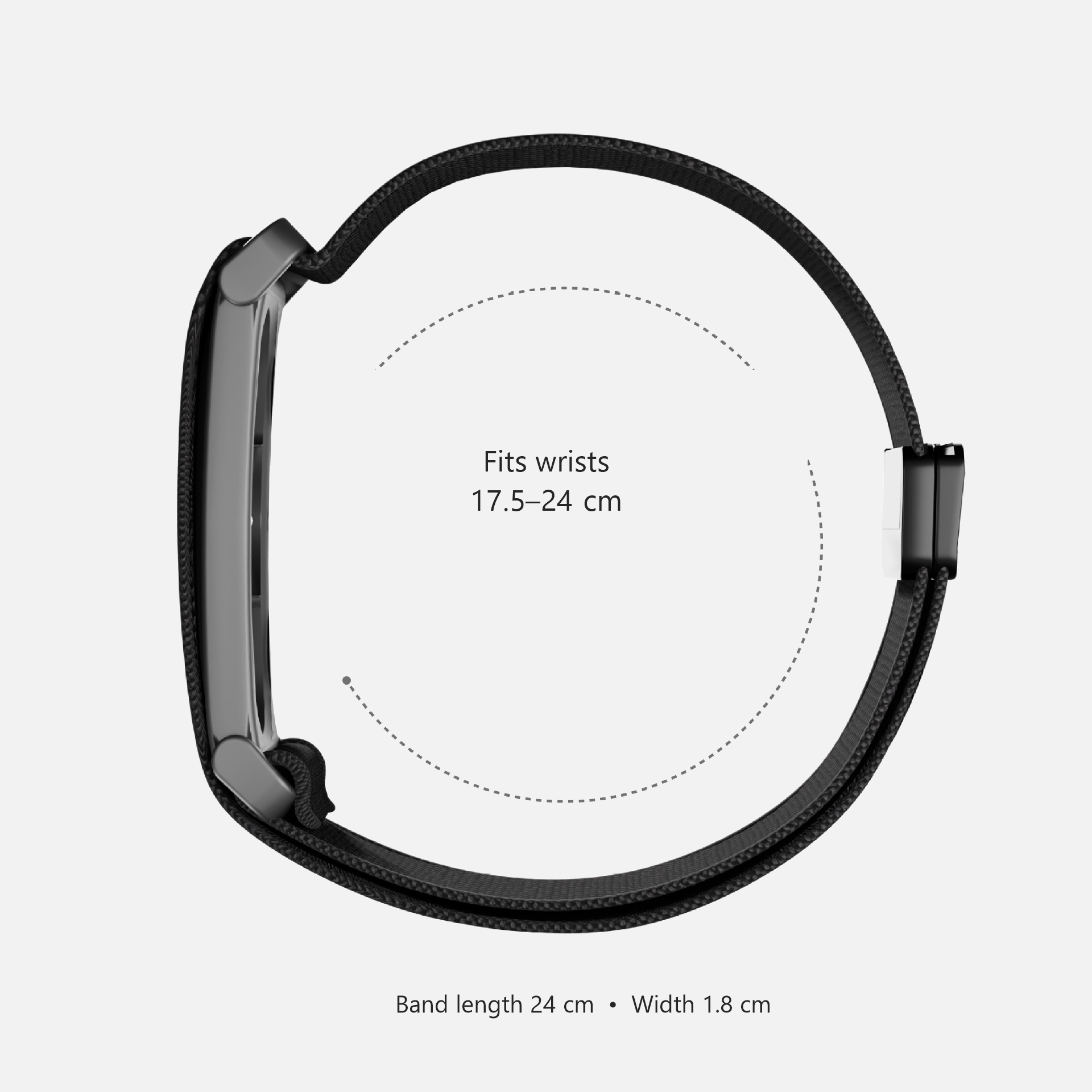 Image of Nexa — Magnetisches Nylon Loop Armband — Fitbit Air