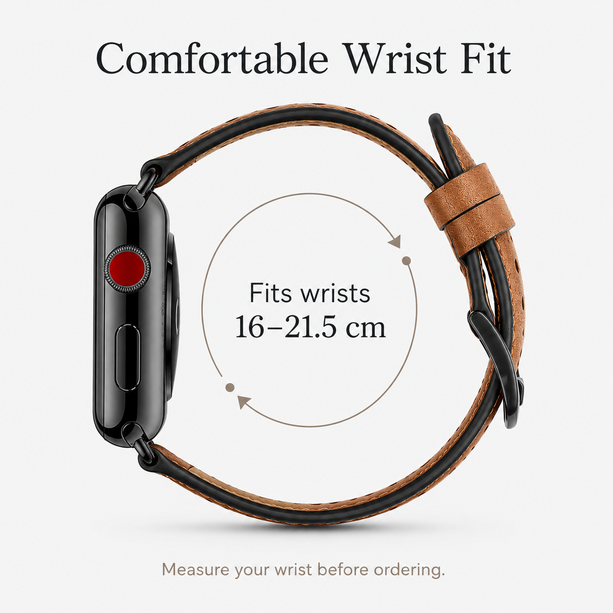 Image of Perrin — Echtleder-Armband — Apple Watch